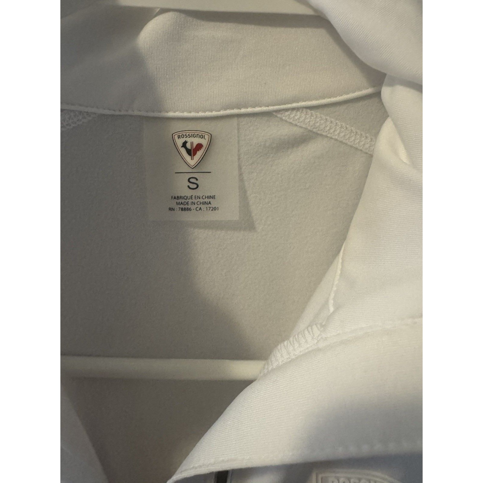 Rossignol Women's 1/4 Zip Sz Small White Long Sleeve Upf 50 Nwt — image 3 of 8
